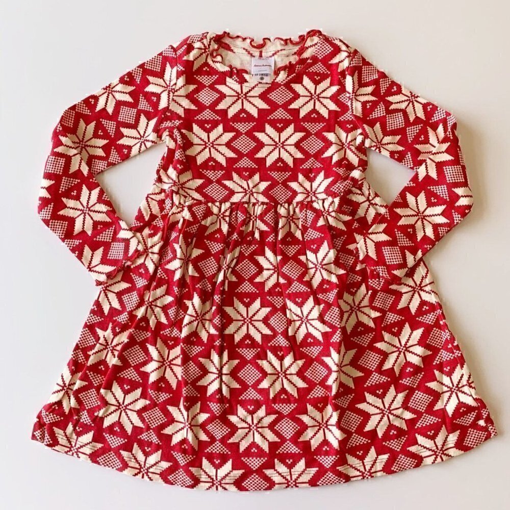 Hanna Andersson Girl Holiday Dress 5T